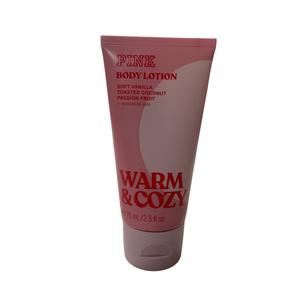 New PINK Victoria's Secret Warm & Cozy Body Lotion Vanilla Coconut 🥥 2.5oz